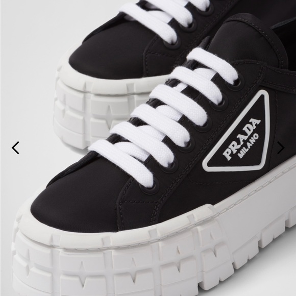 Prada Nylon Sneakers Black Women 6 (36) - Picture 4 of 10